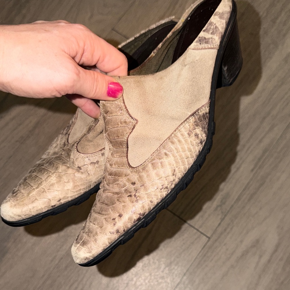 Aquatalia western mules